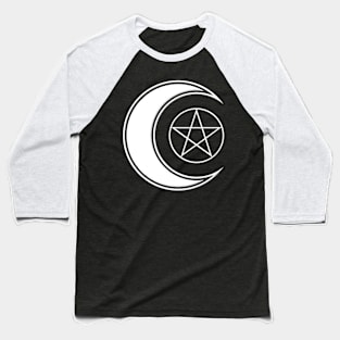 Pentacle Moon Baseball T-Shirt